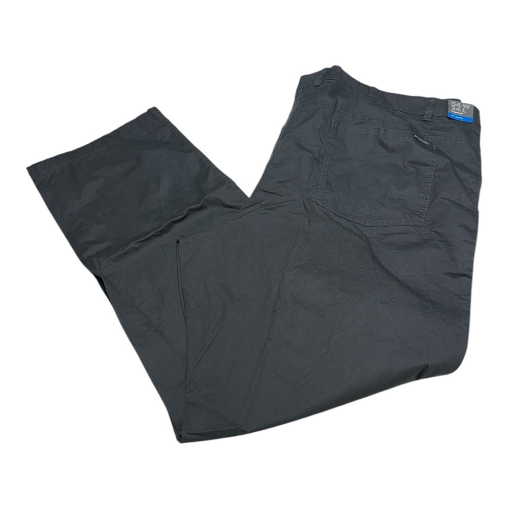 Columbia‎ Rapid Rivers UPF50 Pants Men's Size 54x34 Graphite Gray Fishing Hiking